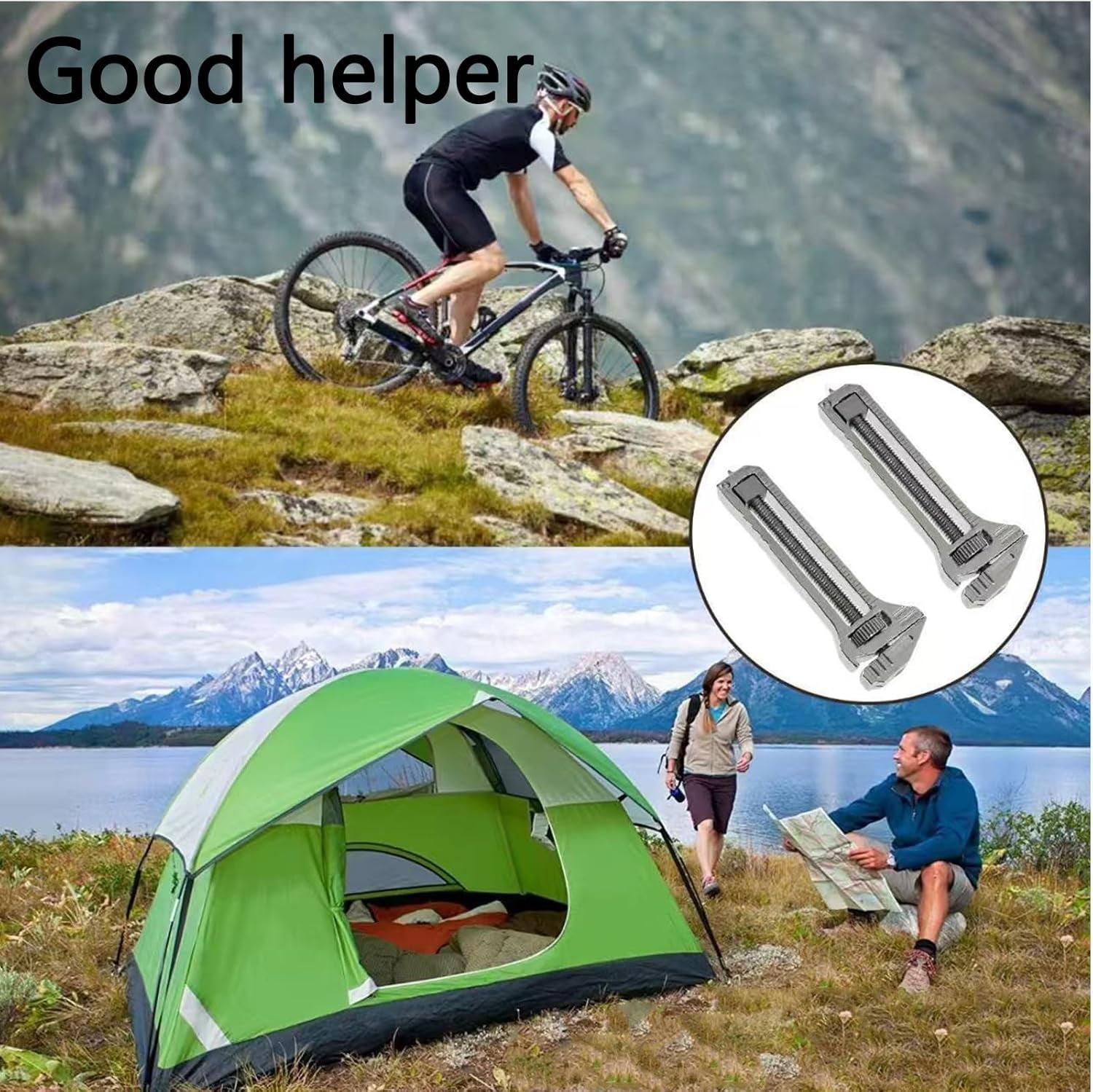 Compact Titanium Multitool, 2026 New 11-in-1 Mini Adjustable Wrench, Multifunctional Adjustable Wrench Alloy Tool, Keychain, Bottle Opener, Nail Puller, Phone Stand, Ruler and Other Functions (1pc)