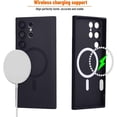thumbnail image 4 of for Samsung Galaxy S23 Ultra Case,Soft Silicone Samsung Galaxy S23 Ultra Phone Case with Camera Protection,Anti-Scratch Samsung Galaxy S23 Ultra Case Compatible with MagSafe, Black, 4 of 14
