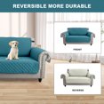 thumbnail image 6 of SHANNA 1/2/3 Seater Quilted Sofa Couch Cover Pad Water Resistant Slipcover Furniture Protector Pet Mat for Kids Dogs Pets(Deep Blue）, 6 of 11