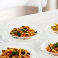 thumbnail image 2 of REJODA-40 Pack Clear Plastic Plates 9 Inch Durable Disposable Plastic Dinner Plates for Parties Events BBQ, 2 of 4