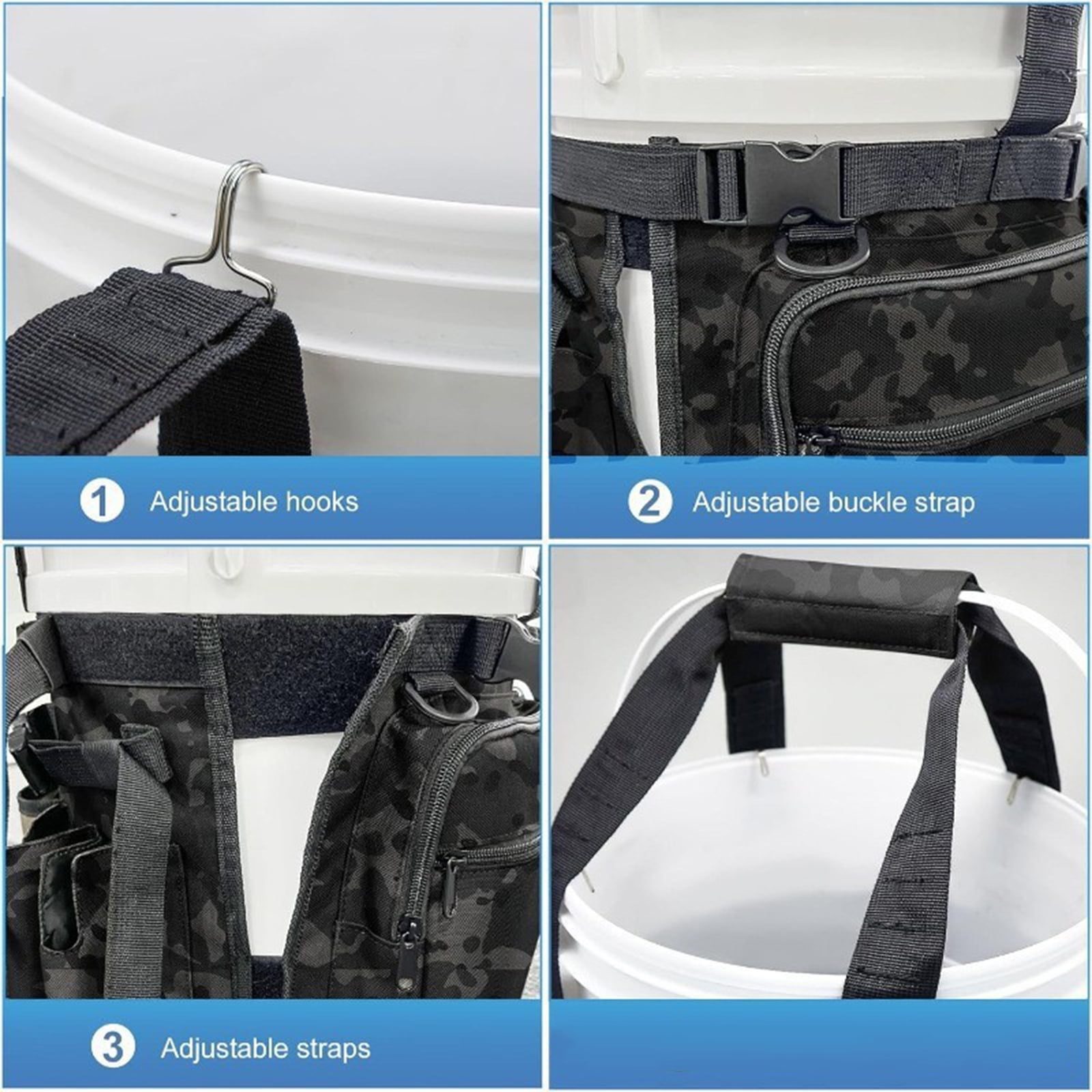 Heavy Type Fishing Equipment Organizers with Shoulder Straps Water Resistant Multiple Pocket for Tackle Accessories