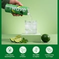 thumbnail image 3 of WAVE Organic Sparkling Drink | Low Calorie Drink, Mint Lime Lightly Carbonated | Great Natural Soda Alternative | USA Made Kosher No Added Sugar, Color, & Artificial Ingredients |12 Pack, 3 of 7