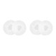 thumbnail image 4 of Cateissary 100 Uds. Fundas para auriculares, almohadillas livianas para los oídos, Protector sanitario para auriculares, fundas para auriculares Blanco 100 piezas 2piezas, 4 of 6