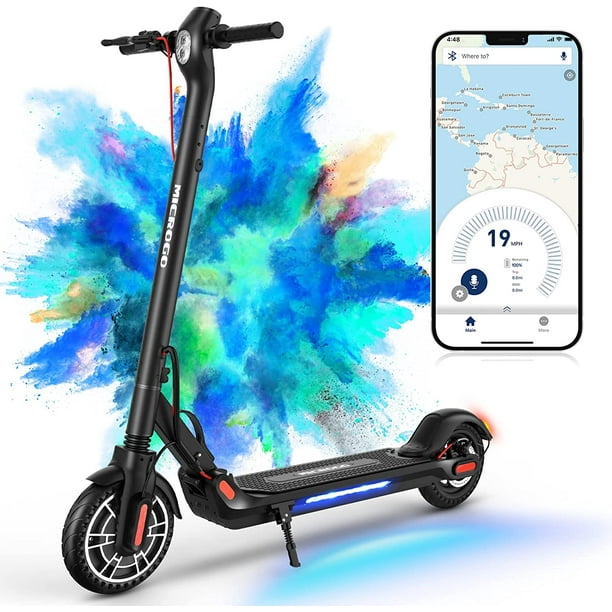 Hop ind magasin Vugge MICROGO M5 Electric Scooter for Adults Max Load 220lbs, 8.5 inch Off Road  Tires 350W Motor 19 mph Top Speed Long Range 18.5 Miles Folding E Scooter  Urban Commuter - Walmart.com