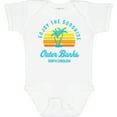 thumbnail image 3 of Inktastic Summer Enjoy the Sunshine Outer Banks North Carolina in Blue Boys or Girls Baby Bodysuit, 3 of 5