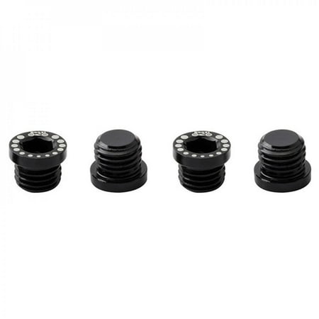 

Clearance Sale!4PCS/Bag Mountain Bike Brake Screw Nut Aluminum Alloy V Brake Screw M10 Ultra-light Installation Head Cap Bolts Nuts Turn Buckle Black