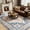 Blue -43, variant on Ultrug Area Rugs for Bedroom Black Rug for Living Room Nursery Decor Fluffy Vintage Carpet,4'x6'