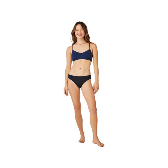 Carve Designs St. Barth Reversible Bottom -Womens, Black/Navy, Extra Small