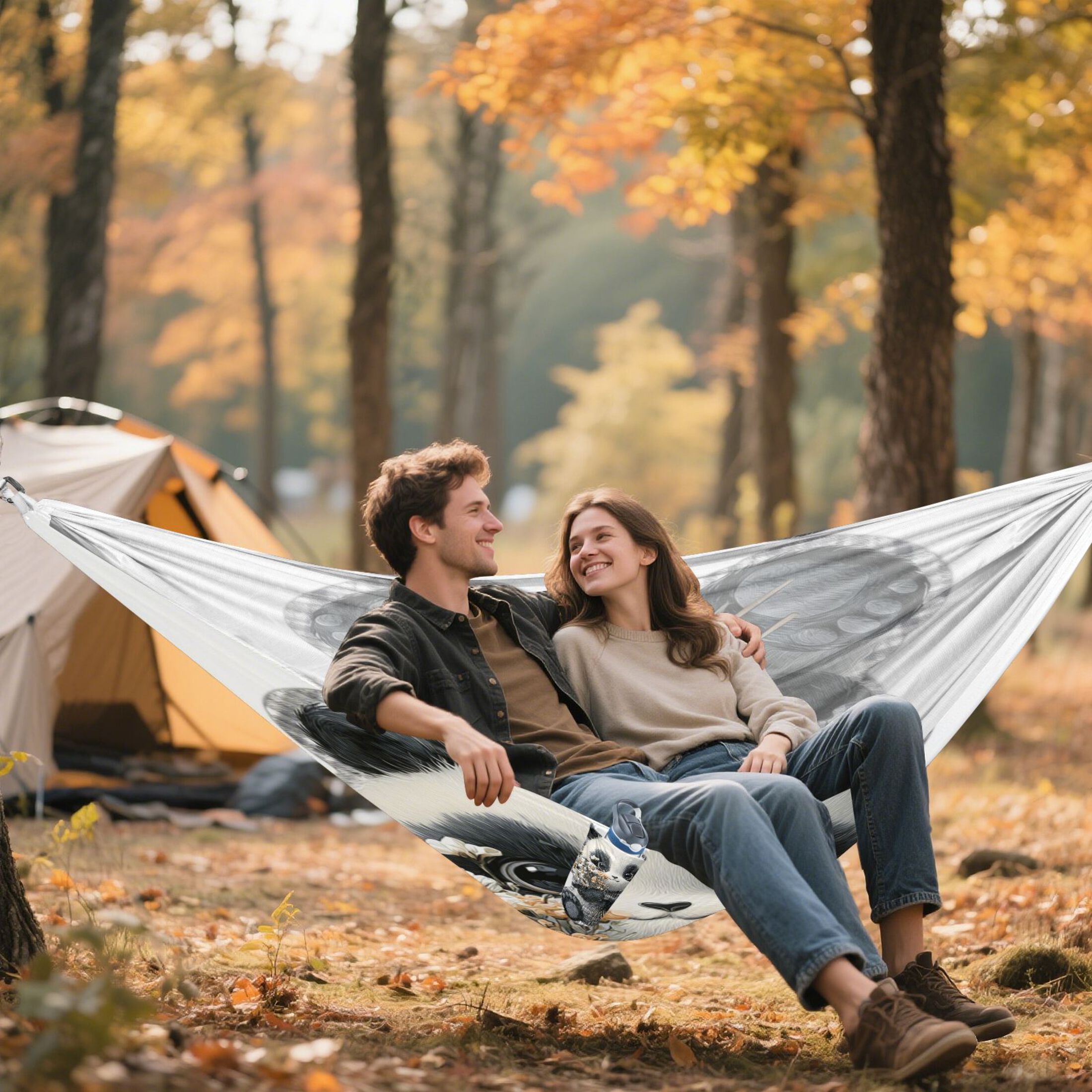 Hammock Camping Hammock Nylon Portable Hammock Travel Camping Hammock Cute Panda