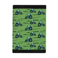 thumbnail image 3 of CHAQLIN Coin Pockets Tractor Field Pattern Lightweight Kids Trifold Wallet for Travel, Polyester Dustproof Trifold Card Wallet, 3 of 7