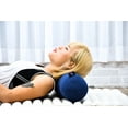 thumbnail image 5 of Leewadee Small Yoga Bolster – Shape-Retaining Cervical Neck Roll, Tube Pillow for Comfortable Reading, Kapok Filling,  Blue, 5 of 7