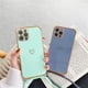 thumbnail image 4 of Funda suave de lujo con collar cruzado y cordón Chapado en corazón de amor para iPhone 13 Pro Max 14 12 11 MiNi X XS XR 7 8 plus SE 20, 4 of 4