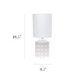 thumbnail image 3 of Simple Designs LT2077-FLO Lampe de Table Imprimés Frais, Fleurs Beiges, 3 of 6