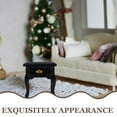 thumbnail image 3 of OUNONA Mini Wood Cabinet Black Wood 1Pcs For Dining Room Decoration, 3 of 7