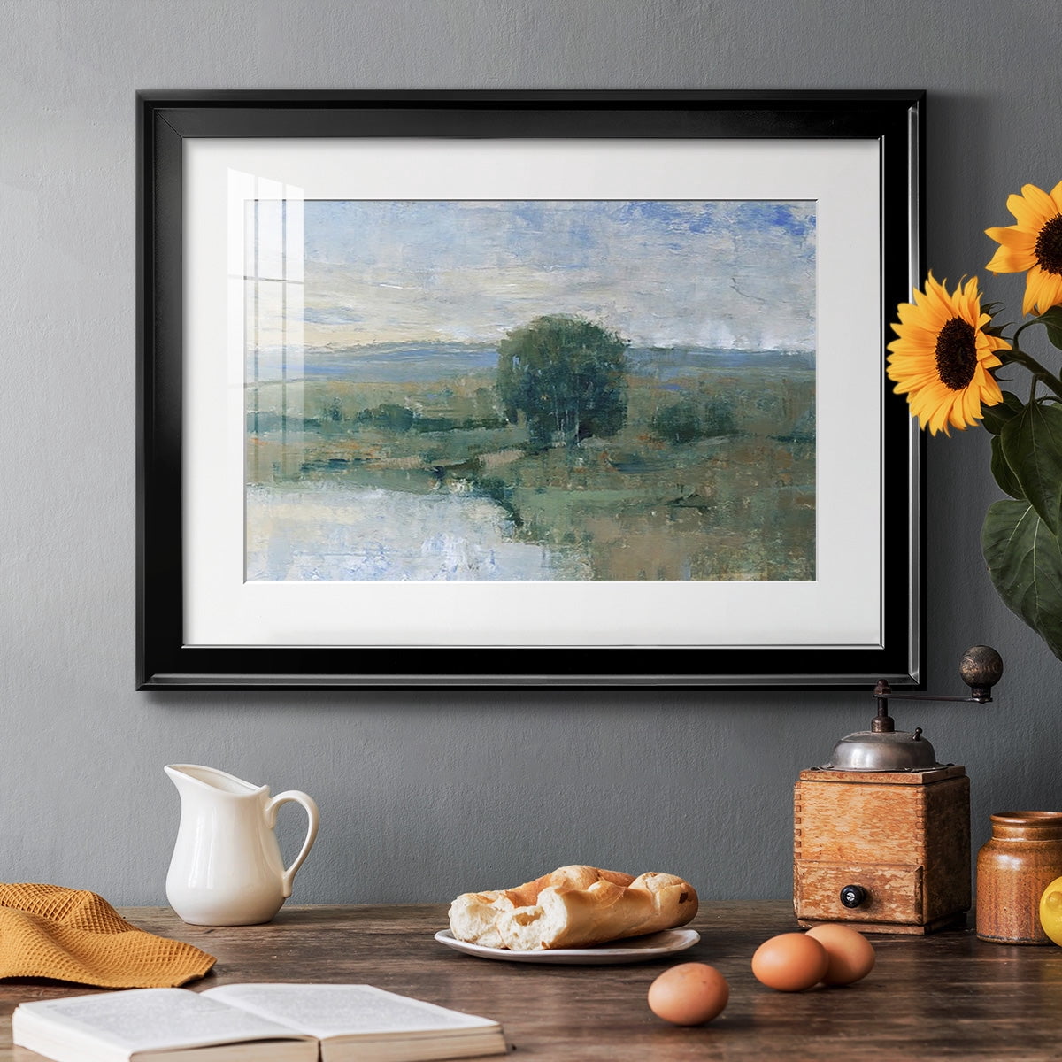 Riverbank Impression II Premium Framed Print - Ready to Hang