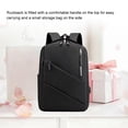 thumbnail image 5 of Vbsqjc Black Waterproof Business Backpack with USB Charging Port Laptop Backpack 1Pc, 5 of 5