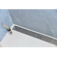 thumbnail image 6 of 30 Inch Linear Shower Drain with 2 Inch ABS Shower Drain Base and Hair Trap Set (6 Designs), SereneDrains, 6 of 13