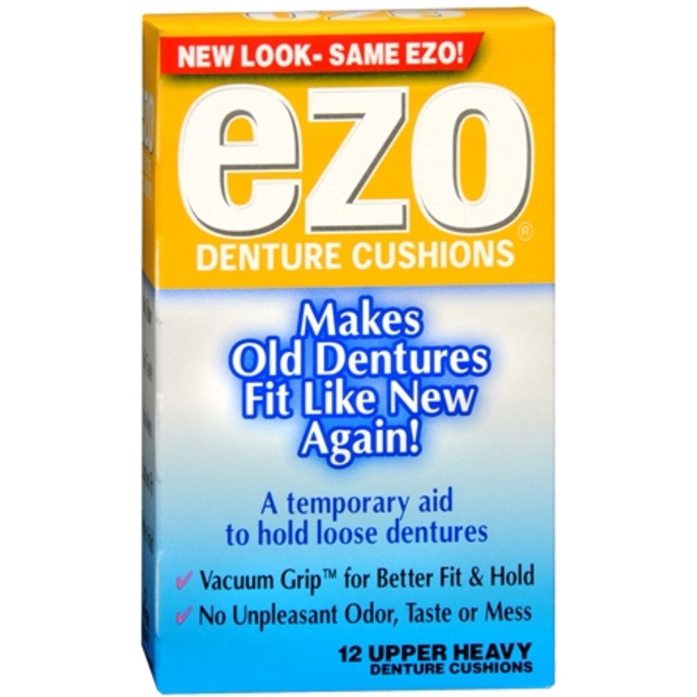 Ezo Denture Cushions Upper Heavy 12 Each (Pack of 4)