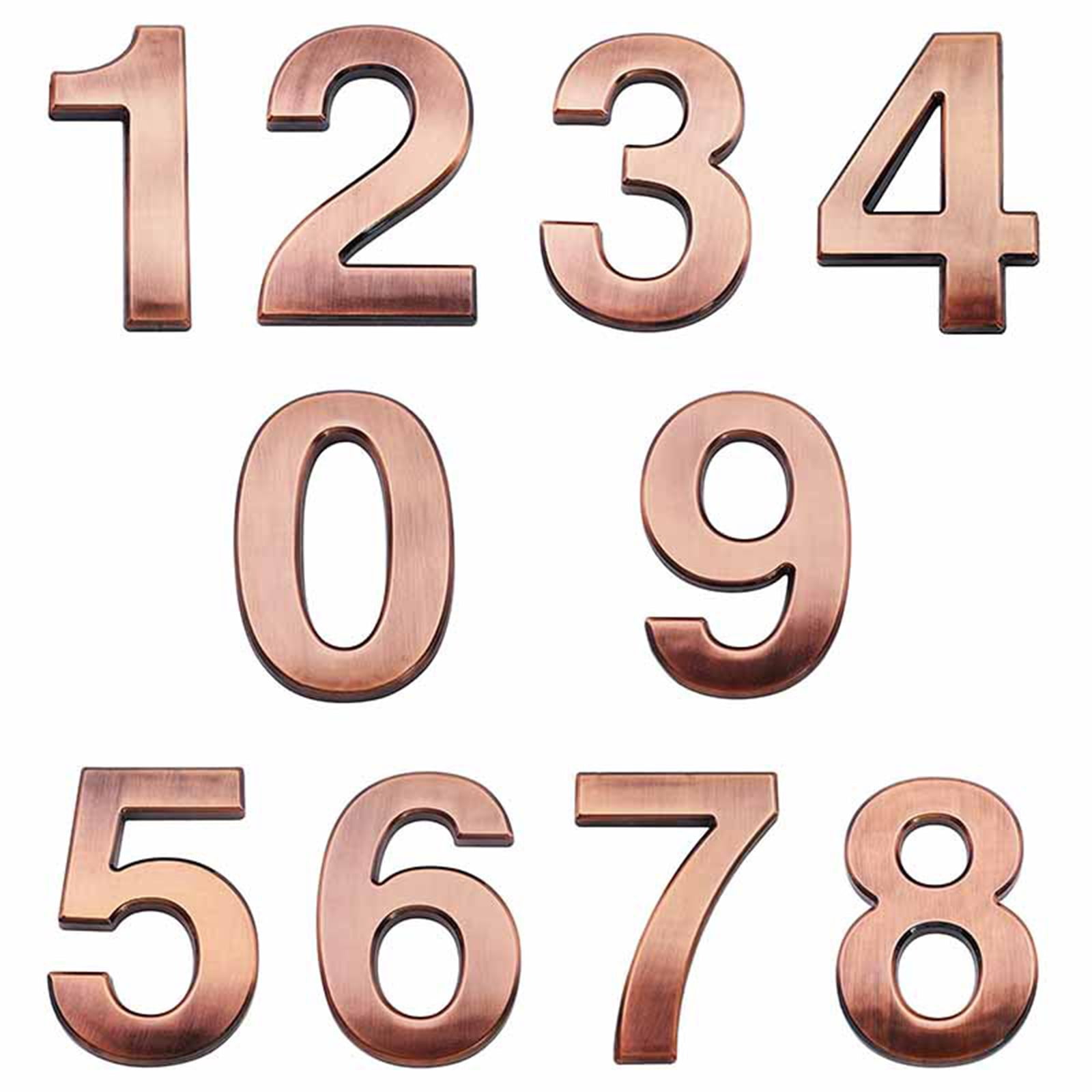 Alexsix Mailbox Numbers Stickers Multipurpose Waterproof Self Adhesive  Stickers for Home Bedroom Office - Walmart.com