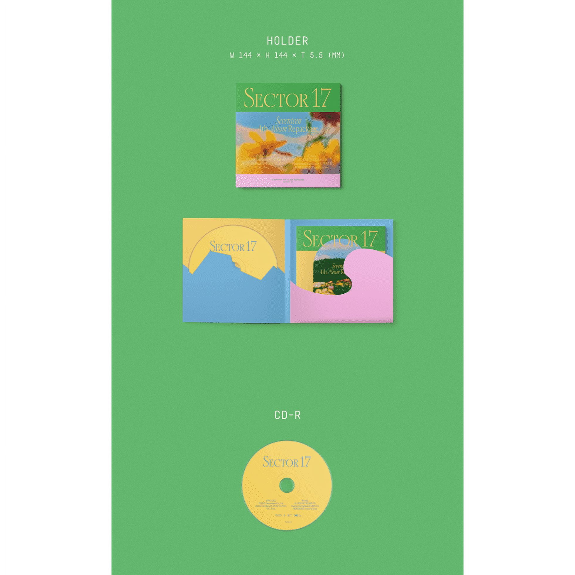 K-POP・アジア SEVENTEEN sector17 compact SEVENTEEN - [SECTOR 17] (4th Album Repackage COMPACT Version