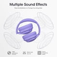 thumbnail image 3 of Auriculares Bluetooth YUMONDEAR Over Ear 80H Playtime Púrpura, 3 of 8