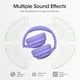 thumbnail image 3 of Auriculares Bluetooth YUMONDEAR Over Ear 80H Playtime Púrpura, 3 of 8