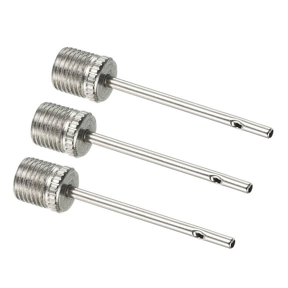 Uxcell Ball Pump Needle Inflate Pump Adapter Kit Inflation Needle Air Inflating Pin Pack of 3
