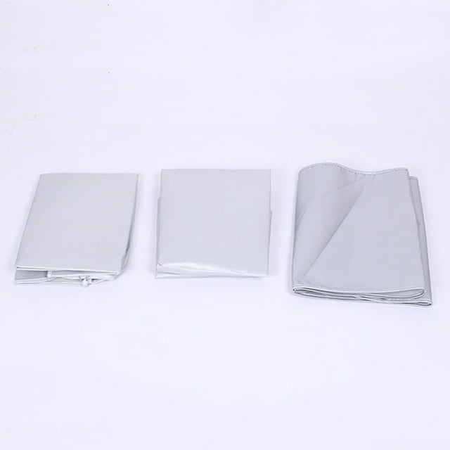Minkissy Ironing Board Cover 1Set Rectangular Silver Fabric 47.2x14.6in Heat-Resistant Dustproof