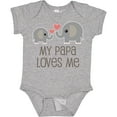 thumbnail image 3 of Inktastic My Papa Loves Me Grandchild Boys or Girls Baby Bodysuit, 3 of 5