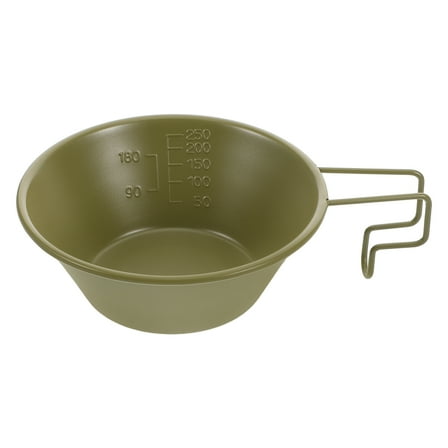 unbranded Green Camping Bowl Outdoor Camping Bowl 16.50X12.00X4.50CM Olive Green