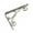 Silver, variant on Richelieu 4975NB090V 9-1/8" Projection Decorative Shelf Bracket - Nickel