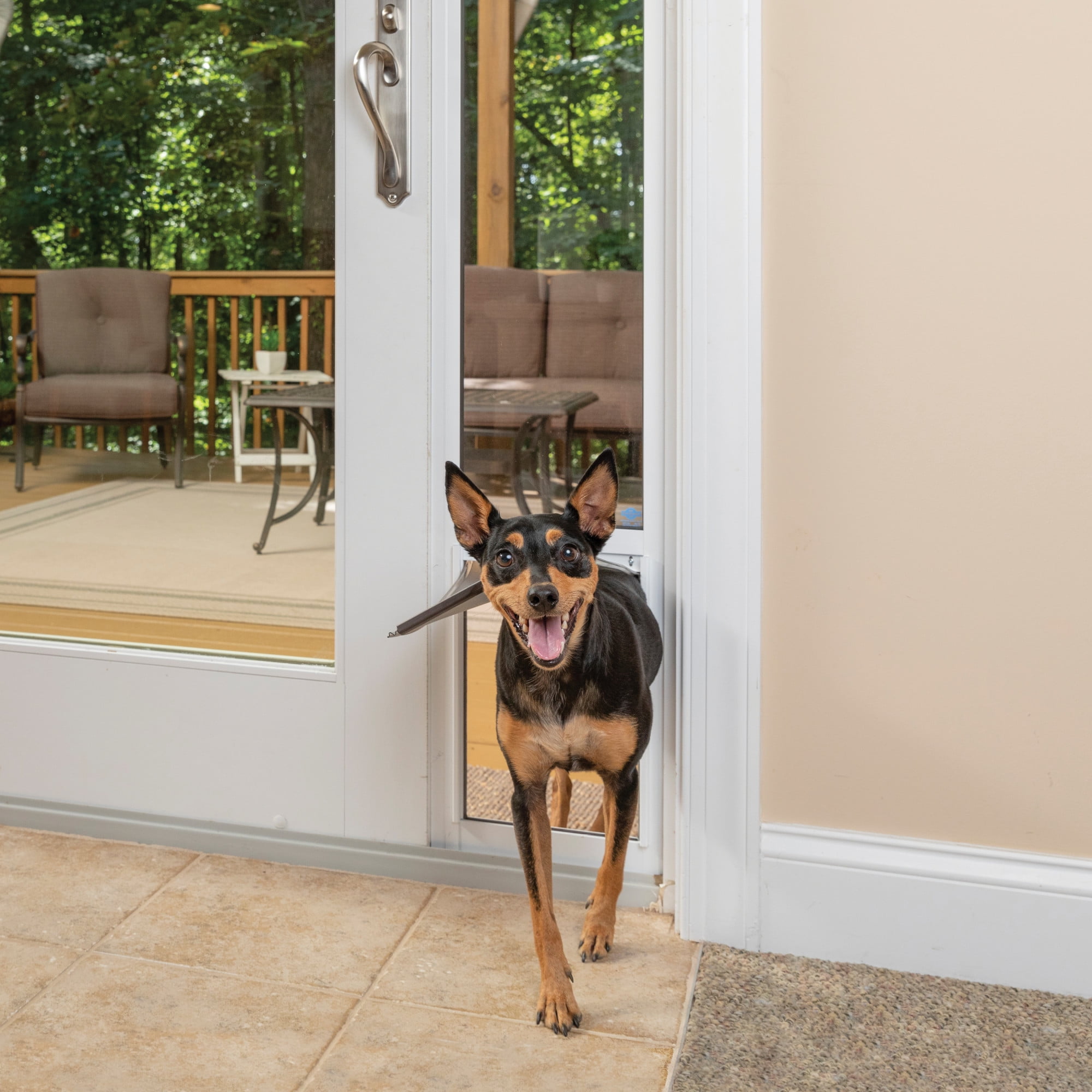 PetSafe Freedom Aluminum Patio Panel Pet Door for Dogs and Cats, 96