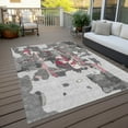 thumbnail image 6 of Addison Rugs Chantille Indoor/Outdoor Transitional Abstract Gray Washable Rectangle Rug, 5' x 7'6", 6 of 6