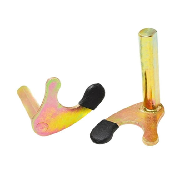 Luwecf 2 Pieces Motorcycle Stand Hooks Iron Motorbike Accessories for Paddock Stand C Round tube