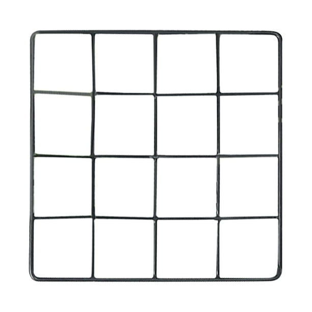 Panel de rejilla de alambre para decoración de pared de fotografía, organizador de vinilo para decoración para hogar, decoración de dormitorio, 20x2 Colco Muro de fotos de cuadrícula
