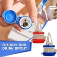 thumbnail image 2 of FurNest 2 Pcs Milk Carton Pourer Drink Deflector Box Lid Box NEW Juice P, 2 of 9