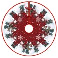 thumbnail image 1 of Alfombrilla para Navidad 48 Pulgadas Muñeco Nieve Feliz Fiesta Nuevo, 1 of 9