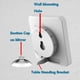 thumbnail image 4 of Temporizador impermeable para ducha, reloj de pared de baño con pilas con succión, reloj colgante para exteriores con temperatura (blanco), 4 of 5