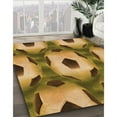 thumbnail image 2 of Ahgly Company Indoor Rectangle Patterned Dark Bronze Brown Area Rugs, 2' x 4', 2 of 6