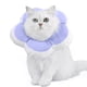thumbnail image 1 of Collar de cono para gato suave, collar de recuperación para gato, impermeable, conos de flores para dejar de lamer, ajustable, 1 of 8