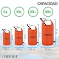 thumbnail image 3 of Canotagio Bolsa Impermeable de Playa o Deportes Acuaticos. Bolsa Seca Canotagio  Bolsa Seca, 3 of 6
