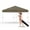 Brown, variant on 10x10 Ft Pop-Up Canopy Tent, Portable Instant Shelter with 3 Adjustable Heights, Waterproof Outdoor Sun Shade with Wheeled Bag, Party Tents for Patio, Deck, Garden, Beach, Black