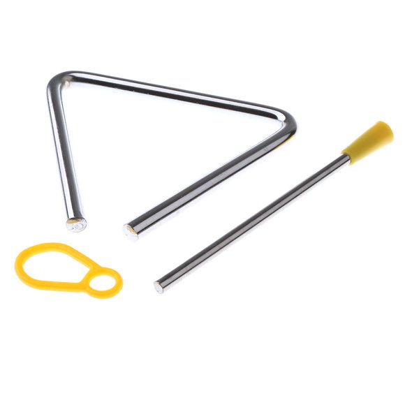 Triángulo Instrumento musical Yuyangstore Instrumento triangular 4 pulgadas