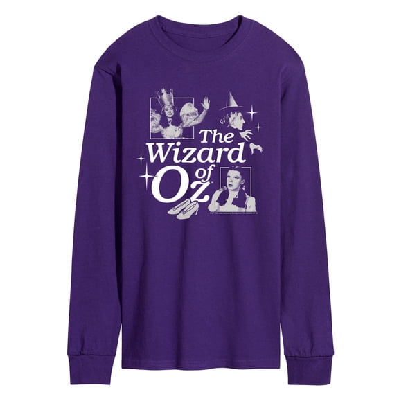 Wizard of Oz - Iconic Squares - Men's Long Sleeve Graphic T-Shirt
