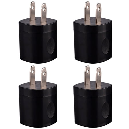 USB Wall Charger Adapter 1A/5V 4-Pack Travel USB Plug Charging Block Brick Charger Power Adapter Cube Compatible with Phone Xs/XS Max/X/8/7/6 Plus  Galaxy S9/S8/S8 Plus  Moto  Kindle  LG  HTC  Google price history on PriceWatchPro