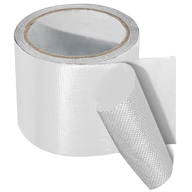 EcoNesxp Ruban de Réparation Imperméable Résistant aux UV Kit de Réparation de Déchirure Blanche Ruban de Réparation de Store