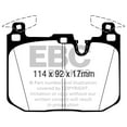 thumbnail image 2 of EBC Brakes Yellowstuff 4000 Series Street and Track Brake Pad Set Fits select: 2015-2018 BMW M4, 2015-2018 BMW M3, 2 of 2