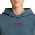 thumbnail image 3 of PUMA Women's Long Sleeve Fleece Pullover Hoodie with Kangaroo Pocket (Blue/Small), 3 of 4