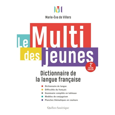 Le Multi Des Jeunes: Dictionnaire de la Langue Fran&Atilde;&sect;aise - 2e &Atilde;dition Enrichie (Hardcover)