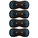 thumbnail image 1 of Almohadillas de electrodos inalámbricas para unidad TENS, conector a presión estándar de 3,5 mm, almohadillas de repuesto de 5,9" x 2,5", almohadillas reutilizables para unidad TENS - Negro (juego de, 1 of 5